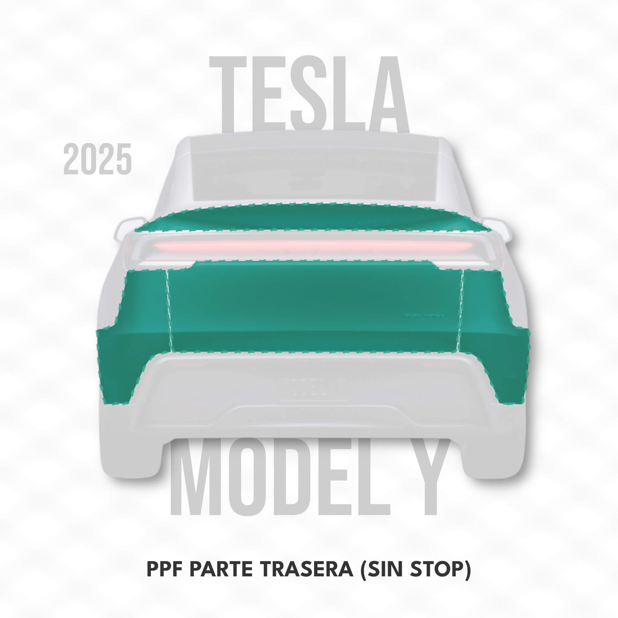 Tesla Model Y - PPF - ZONA TRASERA (SIN STOP)