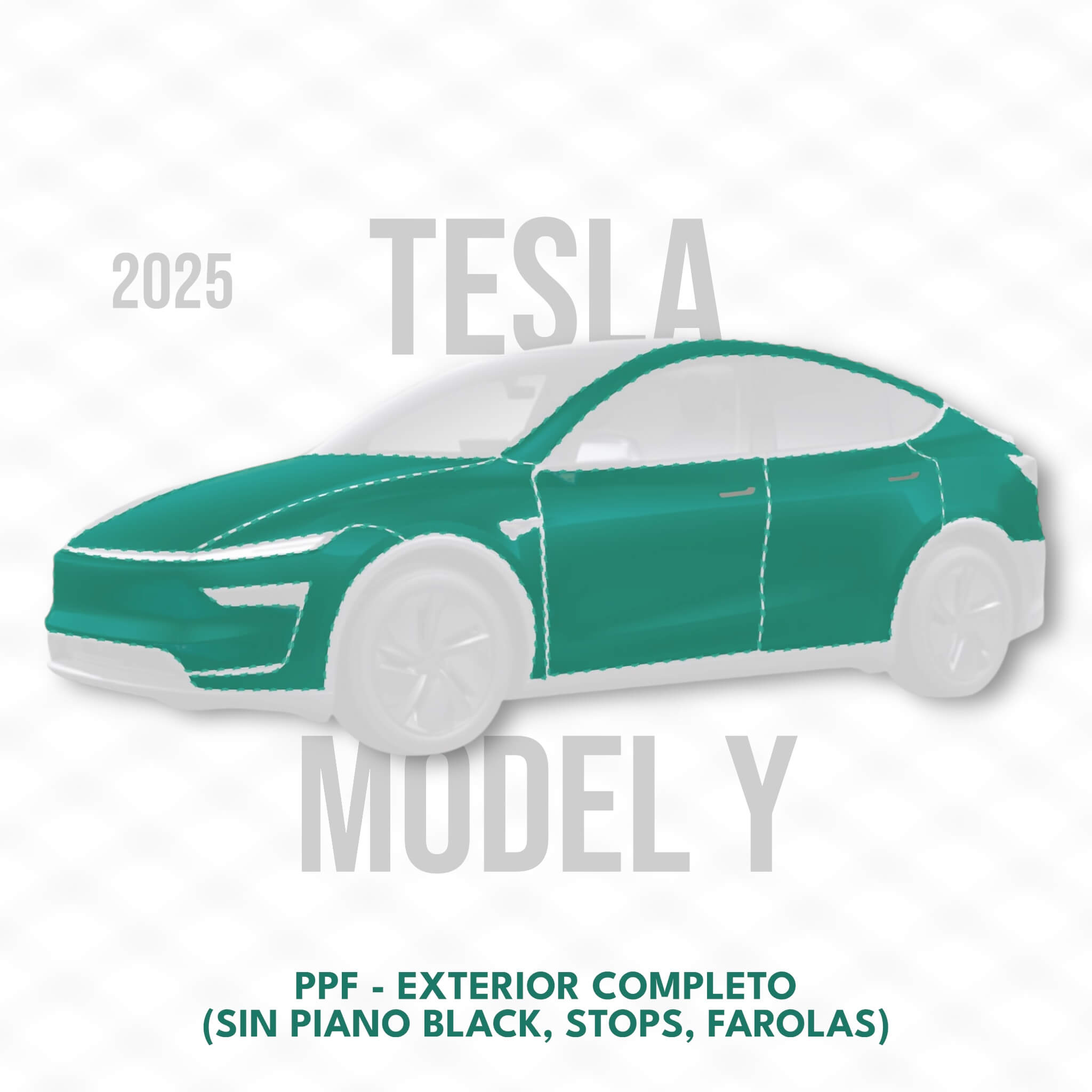 Tesla Model Y - PPF - EXTERIOR CARROCERÍA (SIN ADICIONALES)