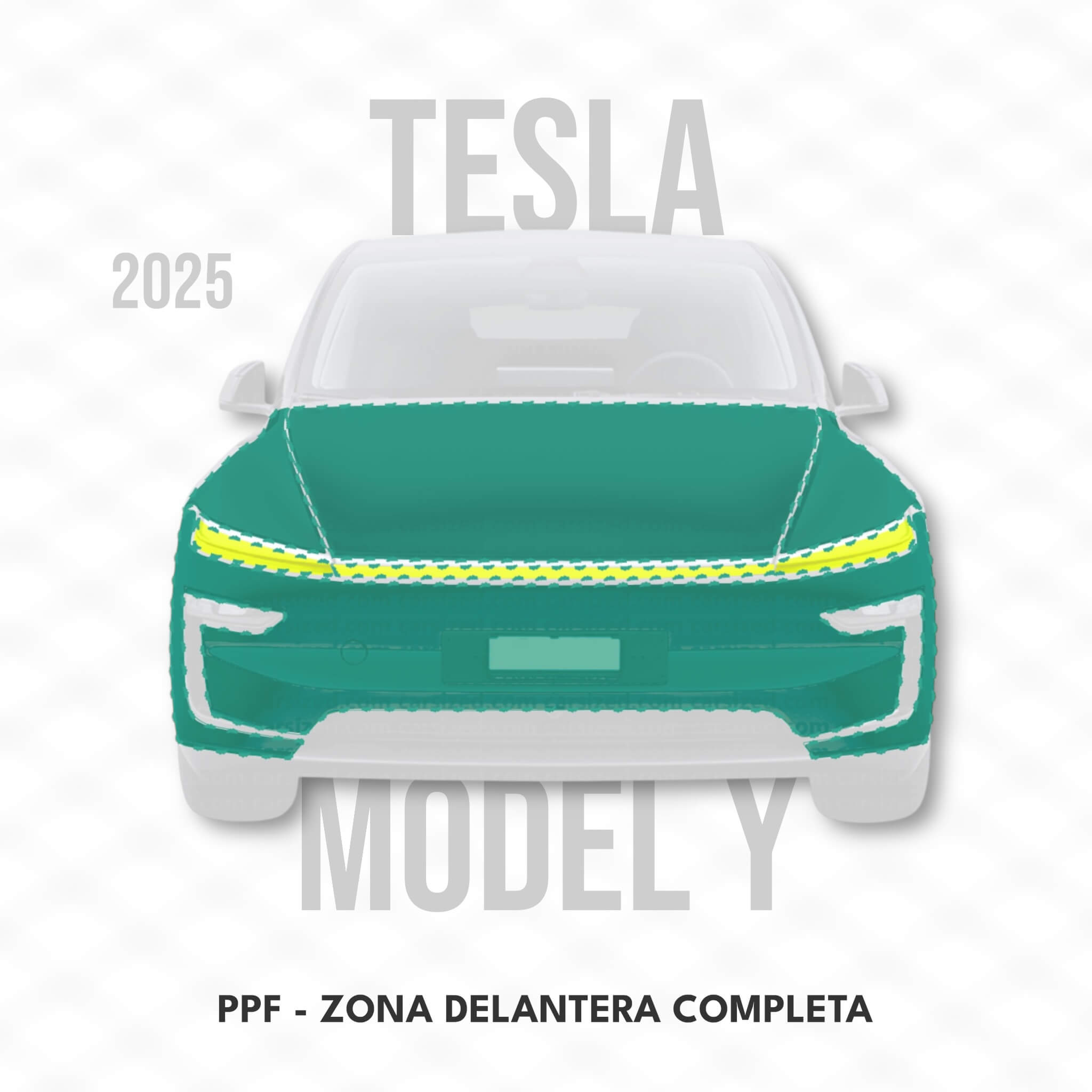 Tesla Model Y - PPF - ZONA DELANTERA COMPLETA