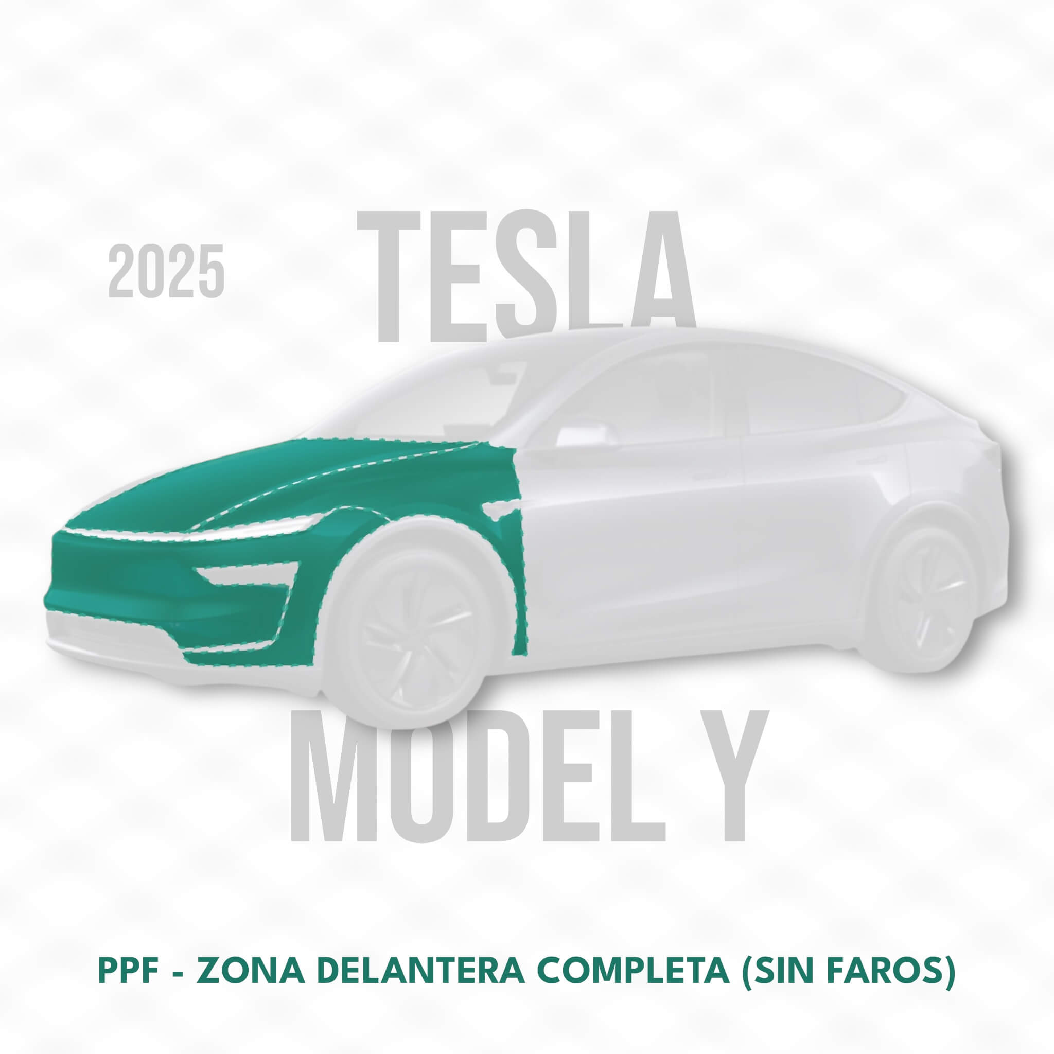 Tesla Model Y - PPF - ZONA DELANTERA (NO INCLUYE FAROS)